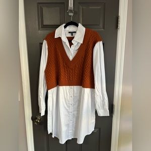 Eloquii Sweater Vest Dress